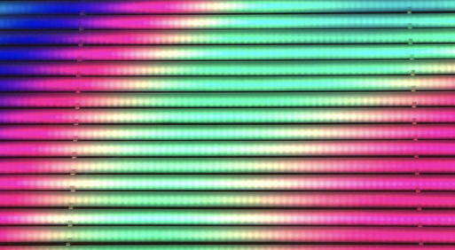 led numérique programmation éclairage digital pixel rgbw