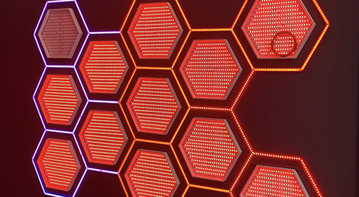 digital led éclairage numérique caisson lumineux