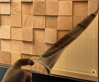 caisson extra plat dalle methacrylate led pixel eclairage numerique