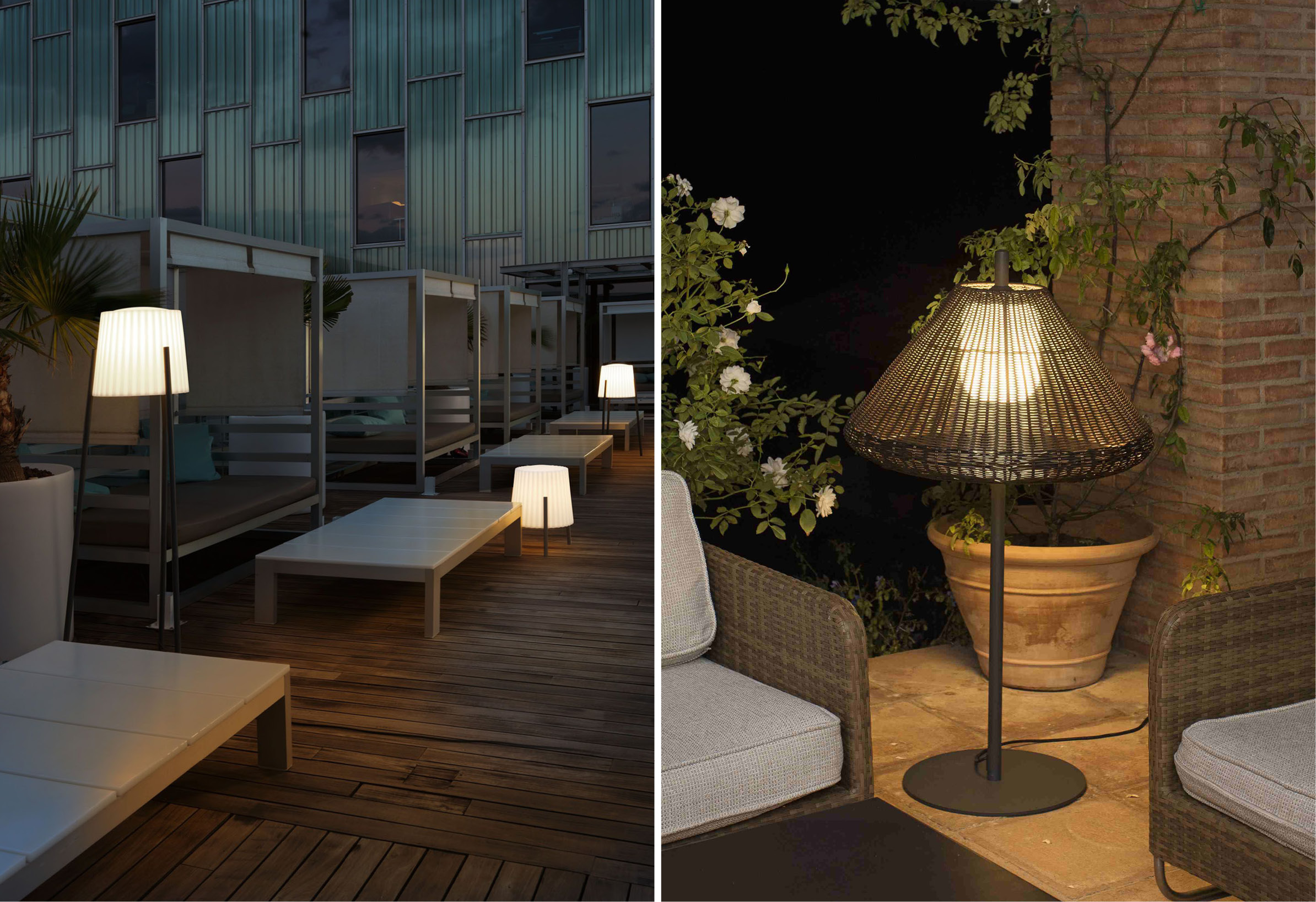Lampes sur pied